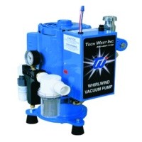 Tech West Whirlwind Liquid Ring Vacuum Pump VPL2SSR with Recycler, 2-user